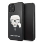 Karl Lagerfeld KLHCN61DLHBK iPhone 11 6,1" / Xr black Iconic Glitter Karl`s Head