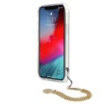 Guess GUHCP12MKSLEO iPhone 12/12 Pro 6,1" Leopard hardcase Gold Chain - imagine 5