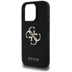 Case Guess Grained Big 4G Logo Small Classic Logo for iPhone 16 Pro black - imagine 6