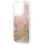 Guess GUHCP14XLFLSD iPhone 14 Pro Max 6,7" gold hardcase Paisley Liquid Glitter - imagine 6