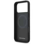 Mercedes Leather Large Laurel Leave MagSafe Case for iPhone 17 Pro Max Black - imagine 7