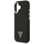 Guess Grained Triangle Logo MagSafe case for iPhone 17 black - imagine 6