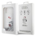 Hello Kitty HKHCP15SLIKHET iPhone 15 /14 / 13 6.1" silver hardcase Liquid Glitter Charms Kit - imagine 7