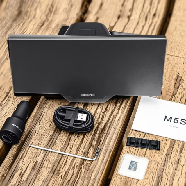 DDPAI M5S Car Stereo | Dash camera | 8.9" screen, 1440p camera, Bluetooth 5.0, 5GHz WiFi - imagine 6