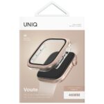 Case UNIQ Voute for Apple Watch Series 10 / 11 46mm tempered glass rose gold - imagine 5