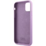 Karl Lagerfeld KLHCN61SKSVGU iPhone 11 /Xr  6.1" purple hardcase Silicone Signature - imagine 7