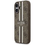 Case Guess 4G Printed Stripes MagSafe for iPhone 17 brown - imagine 2