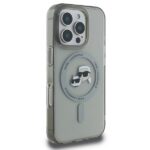 Karl Lagerfeld KLHMP16LHLSKCK iPhone 16 Pro 6.3" black hardcase IML Metal Karl&Choupette Head - imagine 4