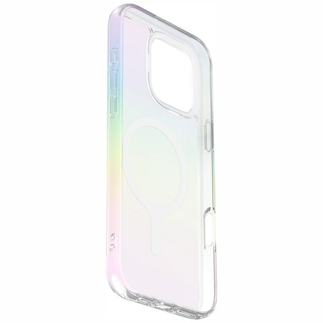 Case UNIQ Iridescia for iPhone 16 Pro Magclick Charging holographic - imagine 2