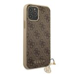 Guess GUHCP12LGF4GBR iPhone 12 Pro Max 6,7" brown hardcase 4G Charms Collection - imagine 4