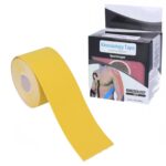 Extralink Kinesiology Tape, Kinesiotaping Strips, Sports Tape Pro 5m x 5cm Yellow - imagine 2