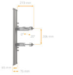 Mimosa N5-45X4 | Sector antenna | 22dBi, 45st, 4,9-6,4 GHz, Beamforming, 4x N-female - imagine 4