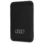 Audi Synthetic Leather Wallet Card Slot black MagSafe AU-MSCH-Q3/D1-BK - imagine 2