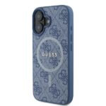 Guess GUHMP16MG4GFRB iPhone 16 Plus 6.7" blue hardcase 4G Ring Classic Logo MagSafe - imagine 2