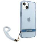 Guess GUHCP13MHTSGSB iPhone 13 / 14 / 15 6.1" blue hardcase Translucent Strap - imagine 4