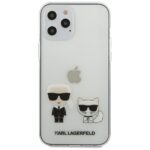 Karl Lagerfeld KLHCP12MCKTR iPhone 12/12 Pro 6,1" hardcase Transparent Karl & Choupette - imagine 3