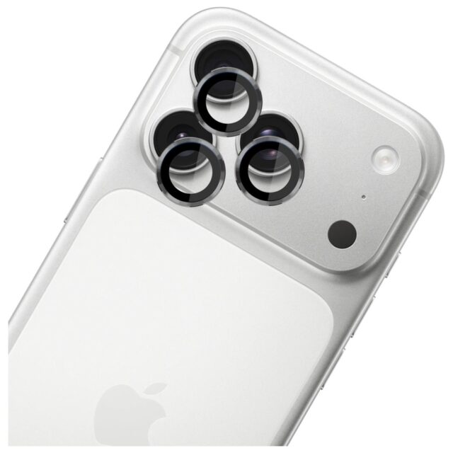 Camera lens protection 3MK Lens Protection Pro for Apple iPhone 17 Pro / 17 Pro Max grey - imagine 4