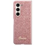 Guess GUHCZFD5HGGSHP F946 Z Fold5pink hardcase Glitter Script - imagine 2