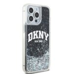 DKNY DKHCP14XLBNAEK iPhone 14 Pro Max 6.7" black hardcase Liquid Glitter Big Logo - imagine 4