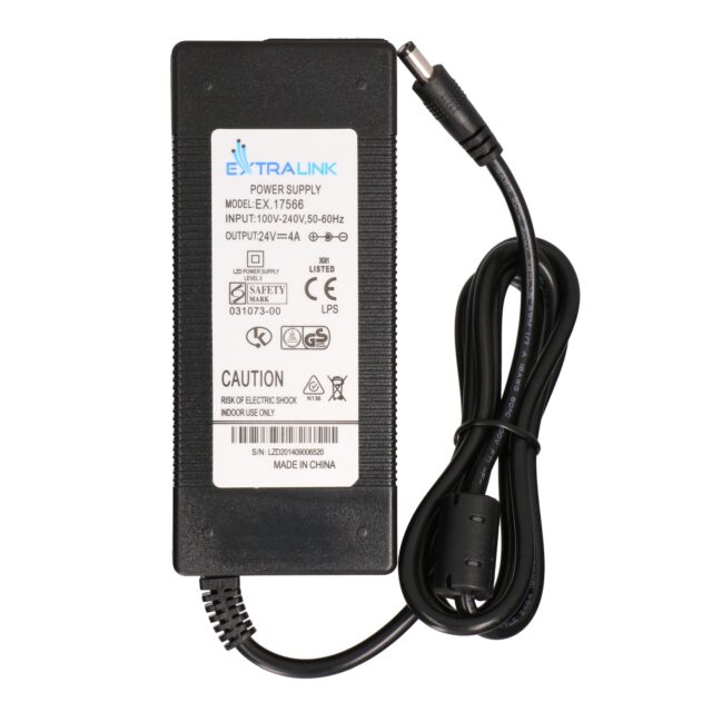 Extralink 24V 96W | Power supply | 4A, jack 5,5/2,5mm Big Jack - imagine 4