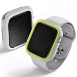 UNIQ Moduo Case Apple Watch Series 4/5/6/7/8/9/SE/SE2/SE3 40/41 mm lime-white - imagine 3