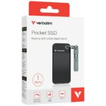 Verbatim Drive SSD 1TB - key ring with cable USB 3.2 gen.2 black-grey 32190 - imagine 7