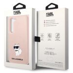 Karl Lagerfeld KLHCS23SSNCHBCP S23 S911 hardcase pink Silicone Choupette - imagine 8