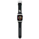 Karl Lagerfeld Strap KLAWLSLKNK Apple Watch 42/44/45/49mm black strap 3D Rubber Karl Head
