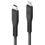 ENERGEA Flow USB-C to Lightning C94 MFI Cable 1.5m Black 60W 3A PD Fast Charge - imagine 2
