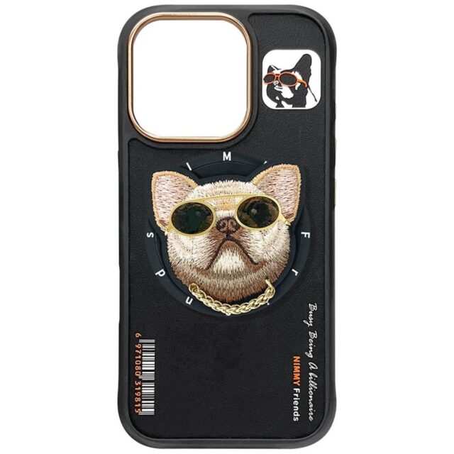 Nimmy Glasses Cool Dog MagSafe case for iPhone 16 Pro Max black - imagine 6
