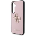 Case Guess Grained Big 4G Logo Small Classic Logo to Samsung Galaxy S25 pink - imagine 6