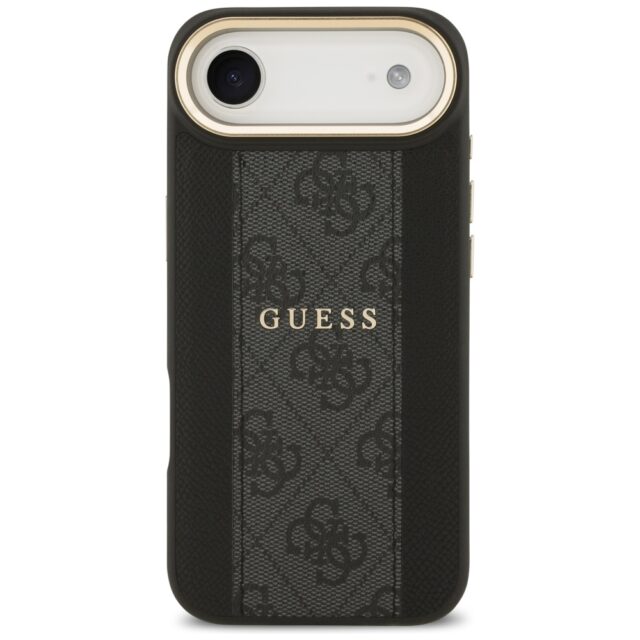 Case Guess 4G Stripe MagSafe for iPhone 17 Air black - imagine 3