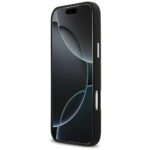 Karl Lagerfeld FW Grained Signature Logo Case for iPhone 17 Pro Max Black - imagine 5