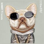 Nimmy case iPhone 15 Pro Max 6.7" gray Glasses Cool Dog - imagine 7