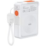 Hybrid charger 4smarts 6-in-1 USB-C/USB-A PD 22.5W with 10,000 mAh power bank, Qi wireless charging, - imagine 2