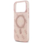 Guess IML 4G Background MagSafe Case for iPhone 17 Pro Max Pink - imagine 6