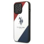 US Polo USHCP14LPSO3 iPhone 14 Pro 6,1" white Tricolor Embossed - imagine 2