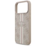 Case Guess 4G Printed Stripes MagSafe for iPhone 17 Pro Max pink - imagine 6