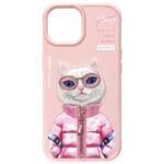 Nimmy case iPhone 15 6.1" pink Cool&Cute 2.0 Cat - imagine 4