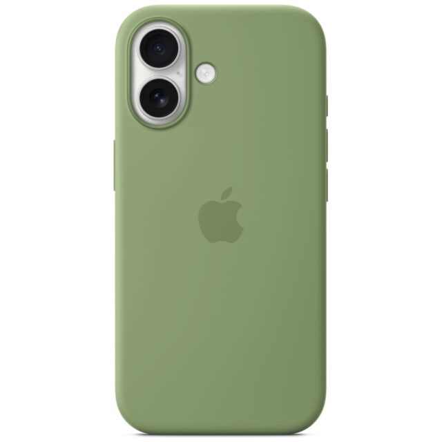 Case Apple Silicone Case MagSafe for iPhone 17 green - imagine 4