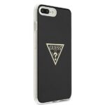 Guess GUHCI8LPCUMPTBK iPhone 8 Plus/7 Plus black hardcase Metallic Collection - imagine 4