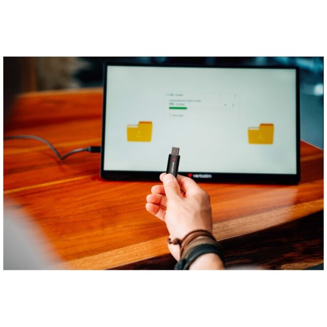 Pendrive Verbatim V200 128GB USB-A black 30212 - imagine 2