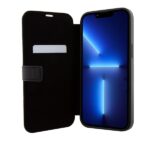 Mercedes MEBKP15X8ROLK iPhone 15 Pro Max 6.7" Black Bookcase Leather Wave Pattern - imagine 4