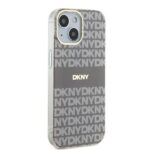 DKNY DKHMP15SHRHSEE iPhone 15 / 14 / 13 6.1 inch beige hardcase IML Mono & Stripe MagSafe - imagine 4