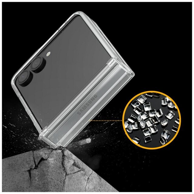 Case Araree Nukin 360 for Samsung Galaxy  Z Flip7 transparent - imagine 5