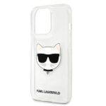 Karl Lagerfeld KLHCP13XCTR iPhone 13 Pro Max 6,7" hardcase transparent Choupette Head - imagine 6