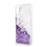 Guess GUHCPXGLUQPU iPhone X/Xs purple hard case Liquid Glitter Party - imagine 4