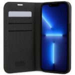 Karl Lagerfeld KLBKP14XSAKLHPG iPhone 14 Pro Max 6.7" bookcase silver Saffiano Monogram - imagine 4