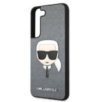 Karl Lagerfeld KLHCS22MSAKHSL S906 S22+ silver hardcase Saffiano Ikonik Karl`s Head - imagine 6