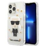 Karl Lagerfeld KLHCP13XHFLT iPhone 13 Pro Max 6,7" transparent Flower Ikonik Karl